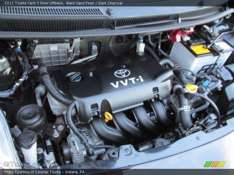 Black Sand Pearl / Dark Charcoal 2011 Toyota Yaris 3 Door Liftback