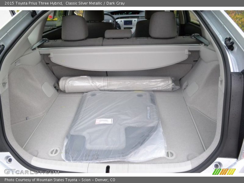 Classic Silver Metallic / Dark Gray 2015 Toyota Prius Three Hybrid