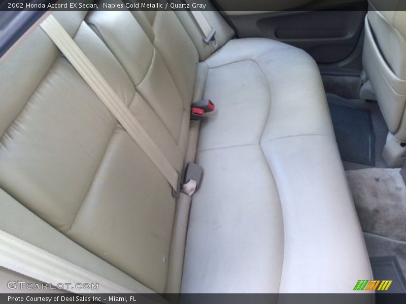 Naples Gold Metallic / Quartz Gray 2002 Honda Accord EX Sedan