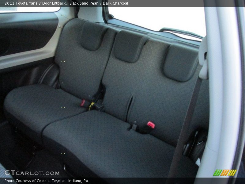 Black Sand Pearl / Dark Charcoal 2011 Toyota Yaris 3 Door Liftback