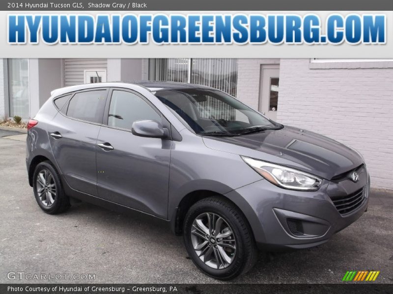 Shadow Gray / Black 2014 Hyundai Tucson GLS