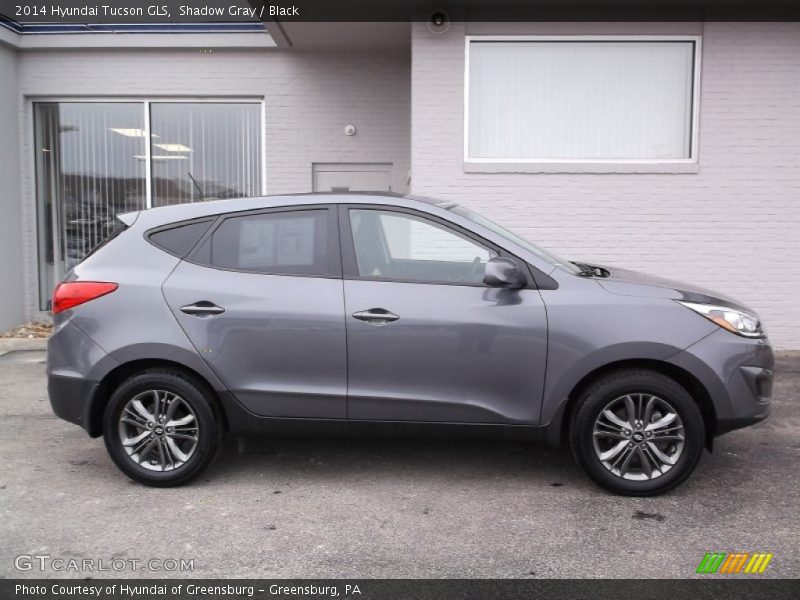 Shadow Gray / Black 2014 Hyundai Tucson GLS