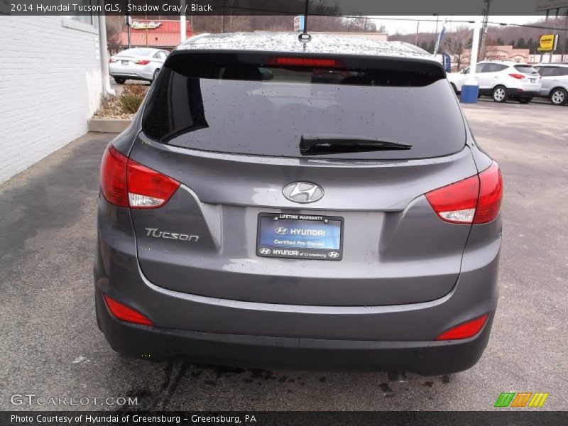 Shadow Gray / Black 2014 Hyundai Tucson GLS