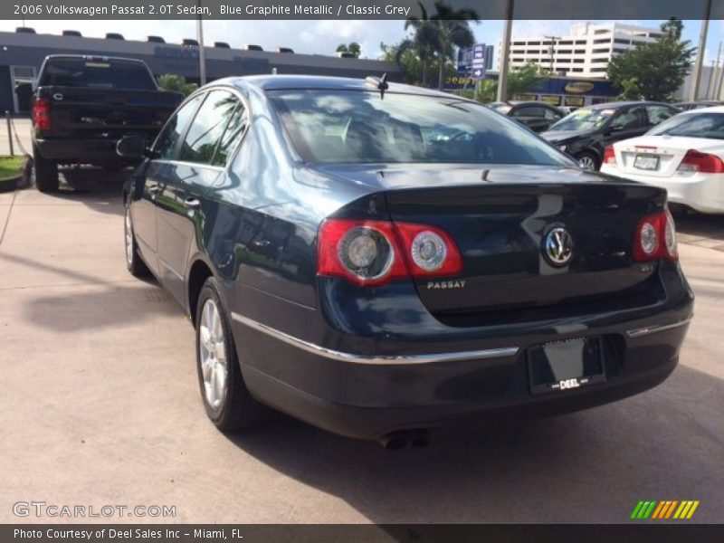 Blue Graphite Metallic / Classic Grey 2006 Volkswagen Passat 2.0T Sedan
