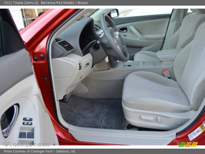 Barcelona Red Metallic / Bisque 2011 Toyota Camry LE