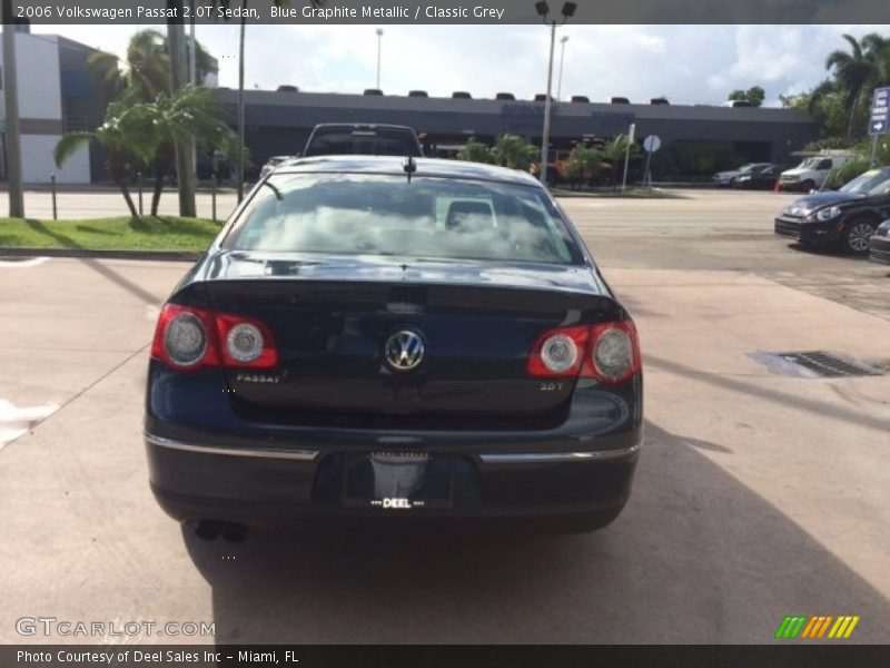 Blue Graphite Metallic / Classic Grey 2006 Volkswagen Passat 2.0T Sedan