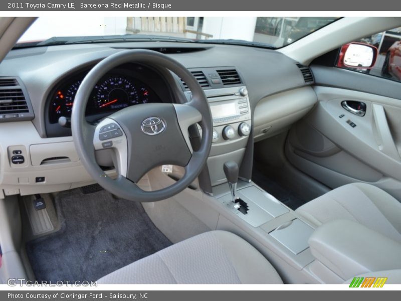 Barcelona Red Metallic / Bisque 2011 Toyota Camry LE