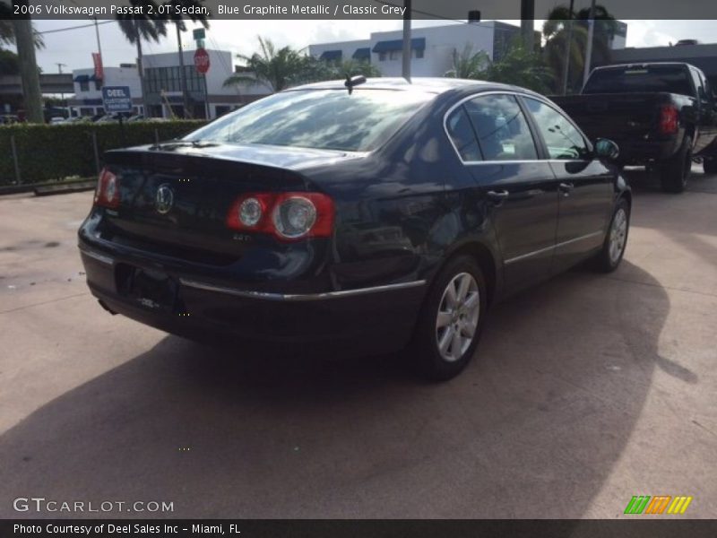 Blue Graphite Metallic / Classic Grey 2006 Volkswagen Passat 2.0T Sedan