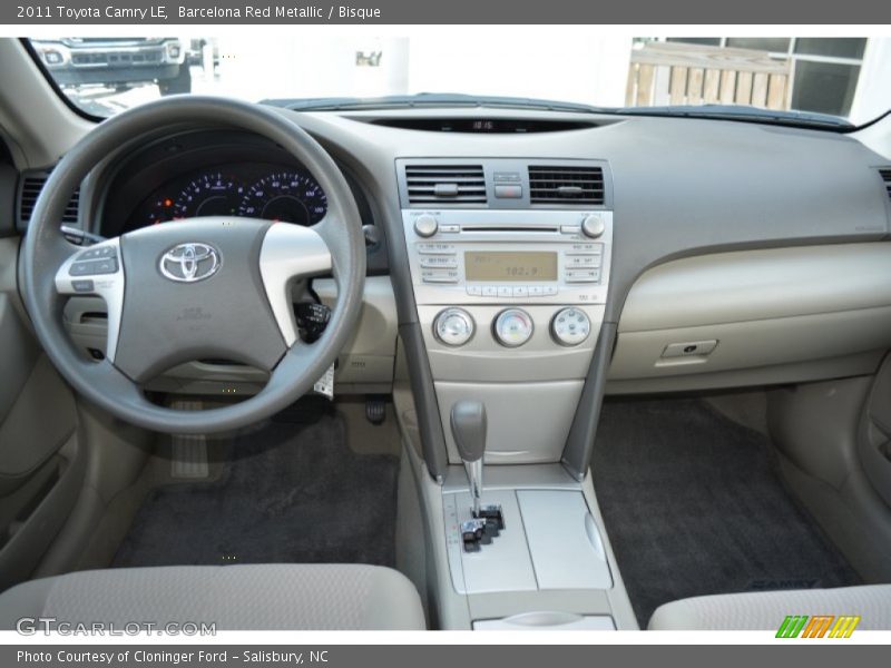 Barcelona Red Metallic / Bisque 2011 Toyota Camry LE