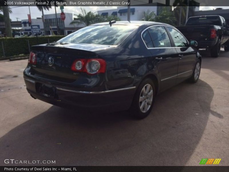 Blue Graphite Metallic / Classic Grey 2006 Volkswagen Passat 2.0T Sedan