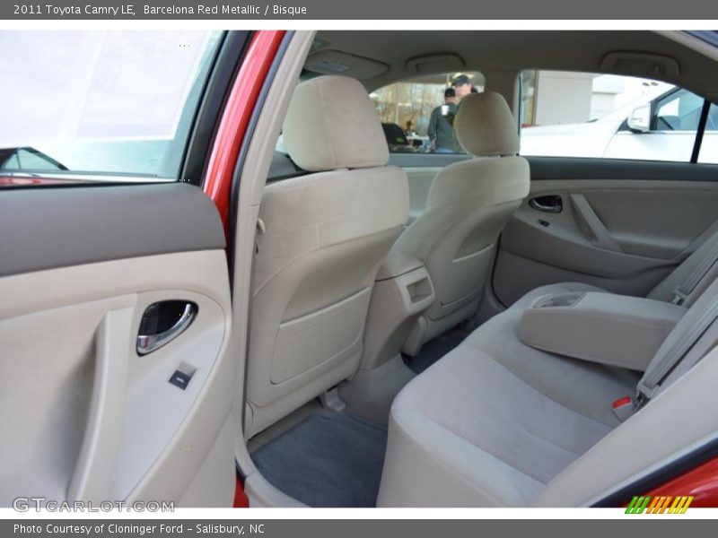 Barcelona Red Metallic / Bisque 2011 Toyota Camry LE