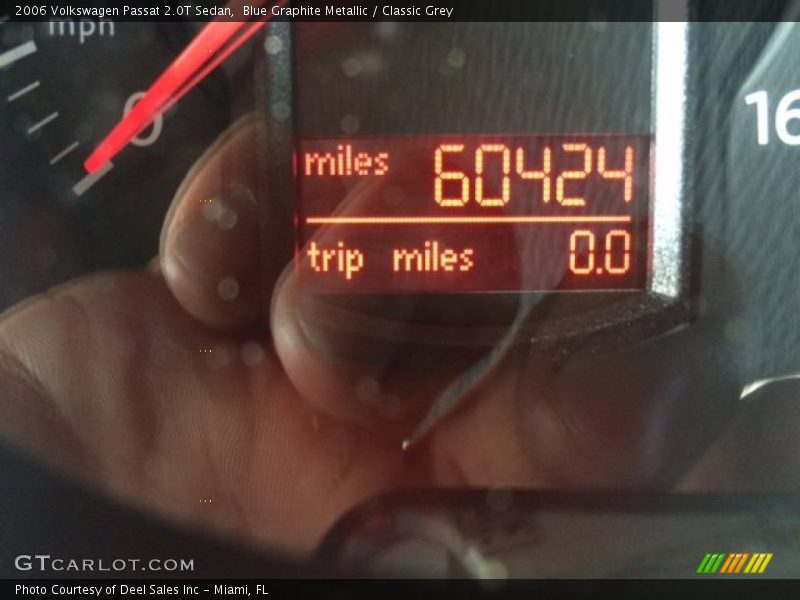 Blue Graphite Metallic / Classic Grey 2006 Volkswagen Passat 2.0T Sedan