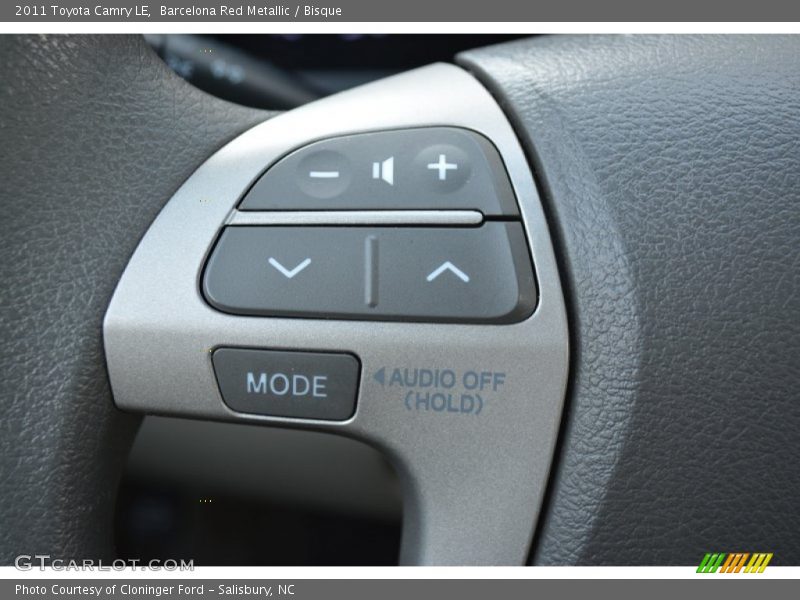 Barcelona Red Metallic / Bisque 2011 Toyota Camry LE
