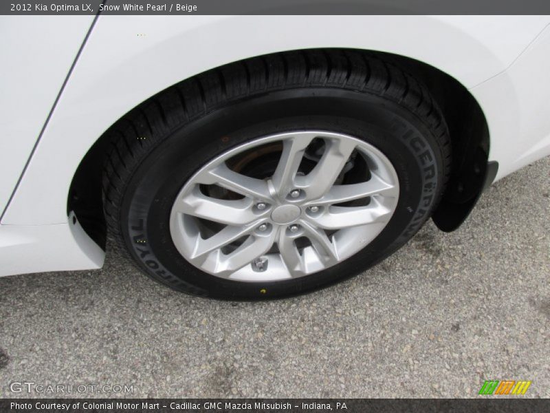 Snow White Pearl / Beige 2012 Kia Optima LX