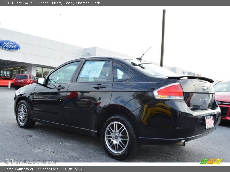 Ebony Black / Charcoal Black 2011 Ford Focus SE Sedan