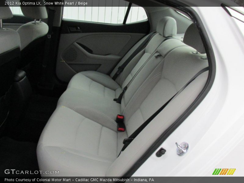 Snow White Pearl / Beige 2012 Kia Optima LX
