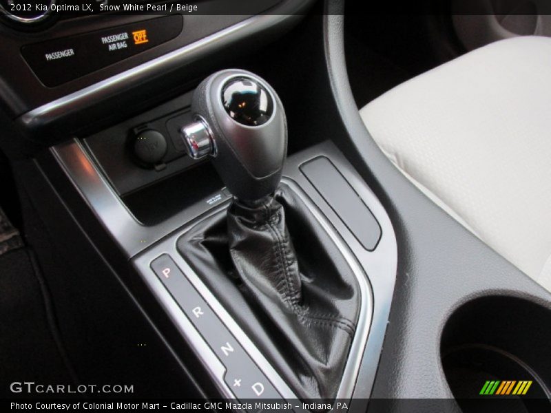 Snow White Pearl / Beige 2012 Kia Optima LX