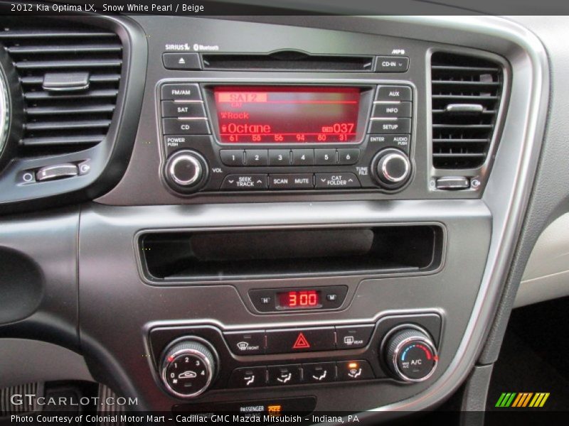 Snow White Pearl / Beige 2012 Kia Optima LX