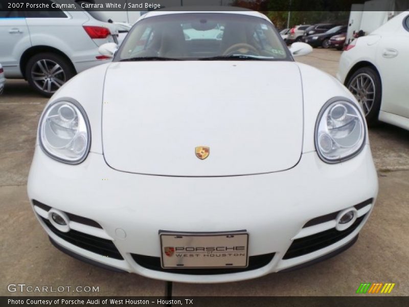 Carrara White / Sand Beige 2007 Porsche Cayman