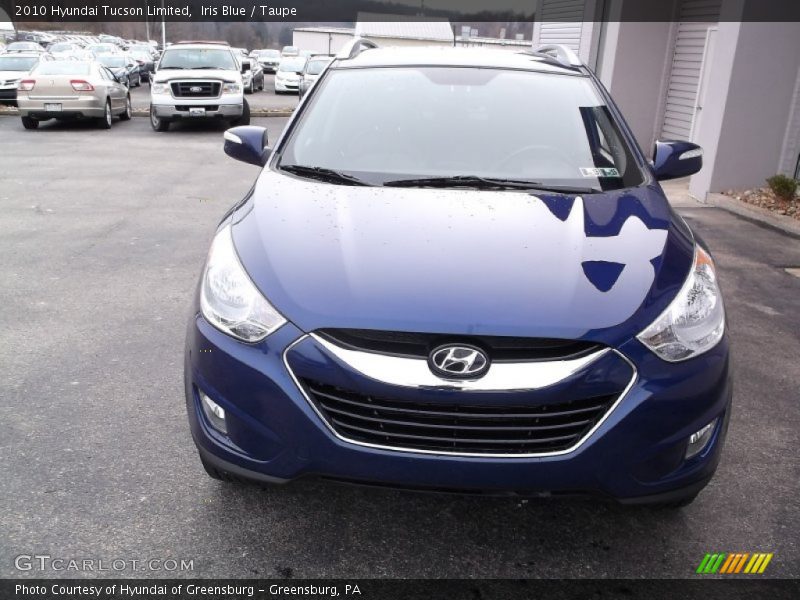 Iris Blue / Taupe 2010 Hyundai Tucson Limited