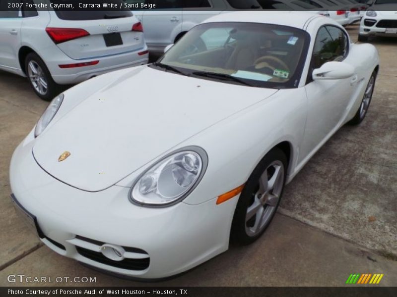 Carrara White / Sand Beige 2007 Porsche Cayman