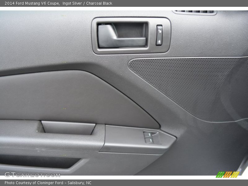 Ingot Silver / Charcoal Black 2014 Ford Mustang V6 Coupe