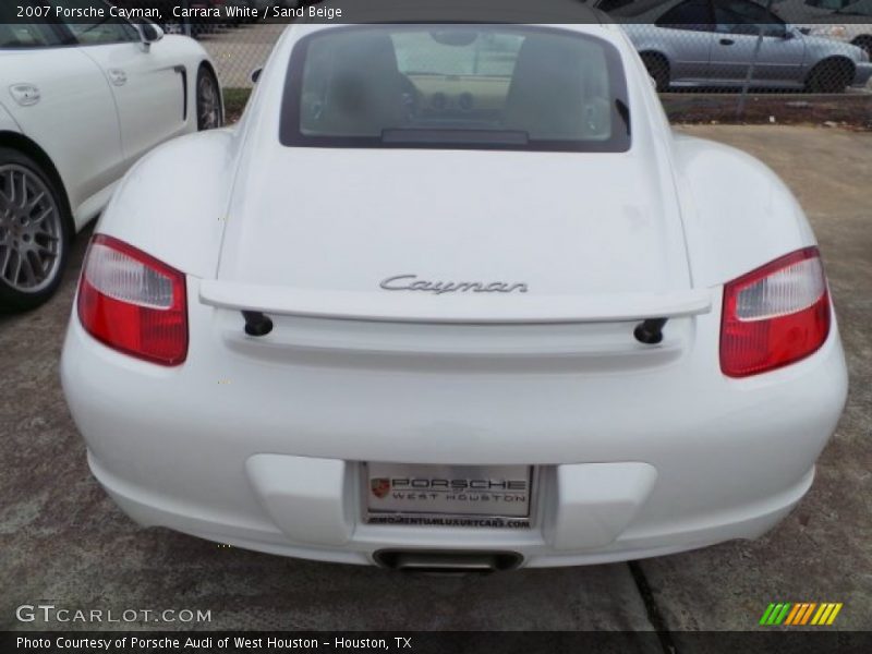 Carrara White / Sand Beige 2007 Porsche Cayman