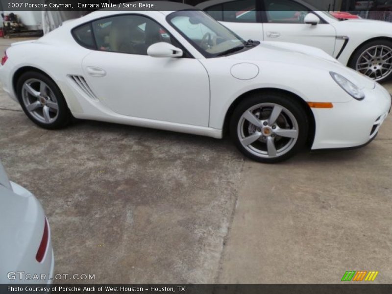 Carrara White / Sand Beige 2007 Porsche Cayman