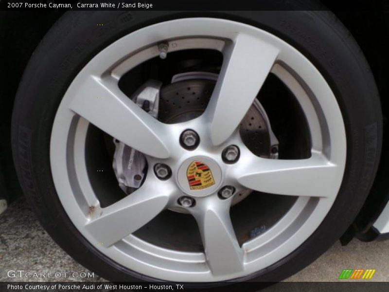 Carrara White / Sand Beige 2007 Porsche Cayman