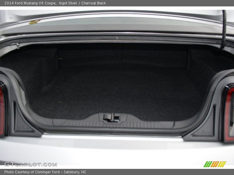 Ingot Silver / Charcoal Black 2014 Ford Mustang V6 Coupe