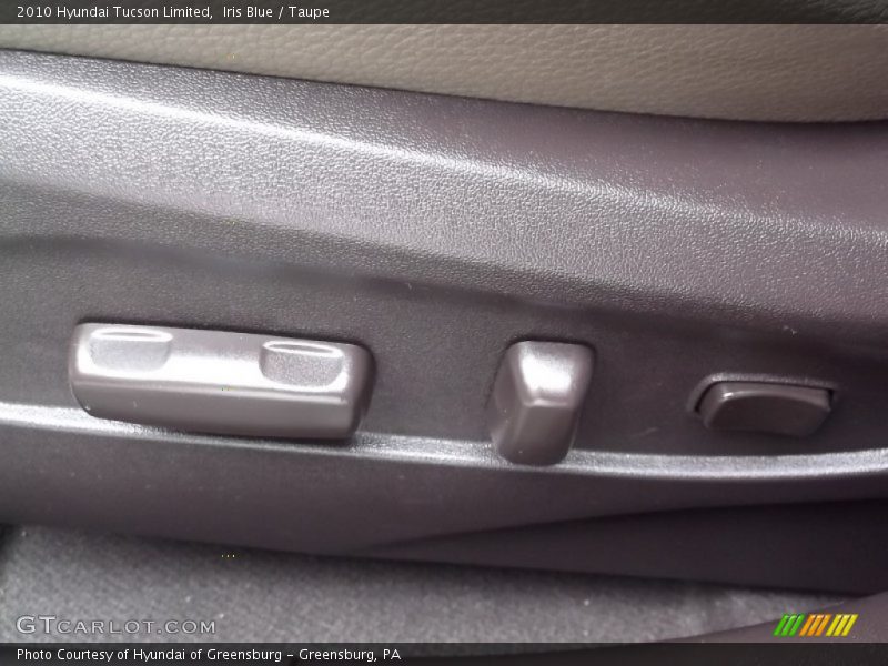 Iris Blue / Taupe 2010 Hyundai Tucson Limited