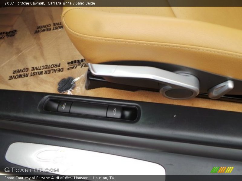 Carrara White / Sand Beige 2007 Porsche Cayman
