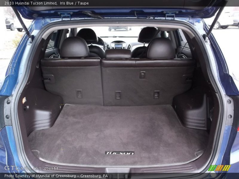 Iris Blue / Taupe 2010 Hyundai Tucson Limited