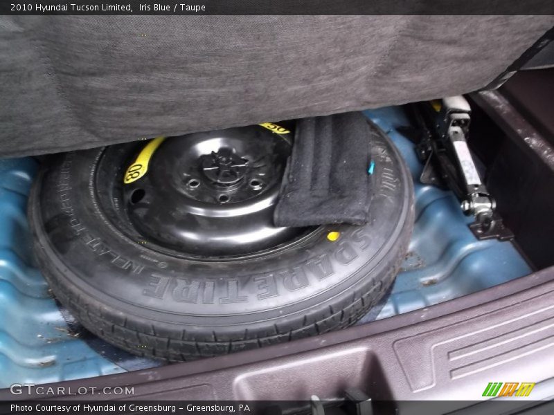 Iris Blue / Taupe 2010 Hyundai Tucson Limited