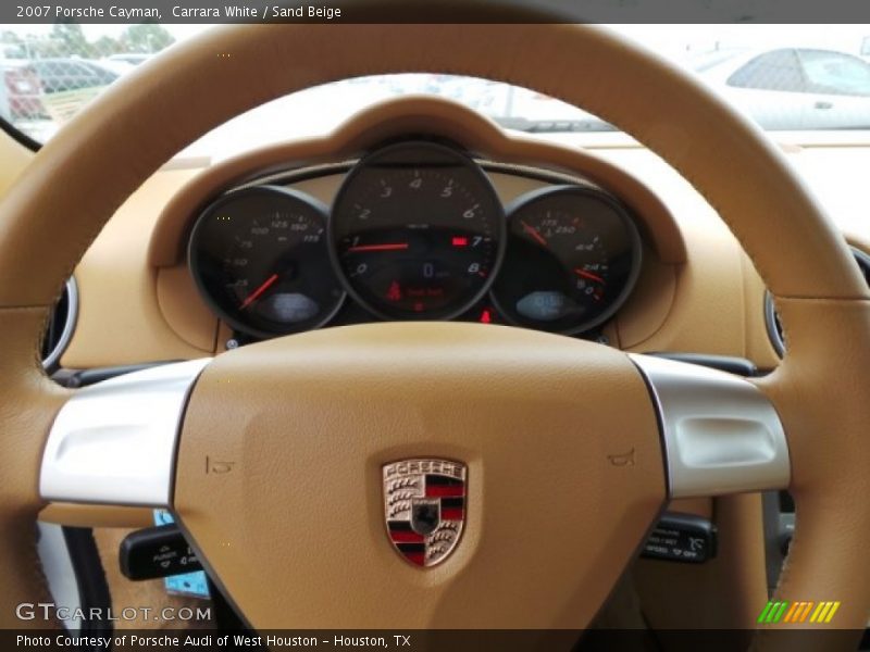 Carrara White / Sand Beige 2007 Porsche Cayman