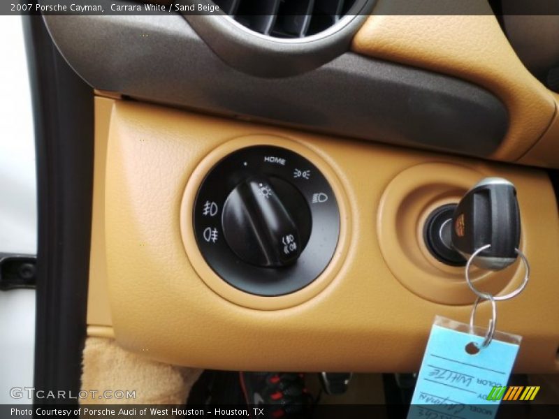Carrara White / Sand Beige 2007 Porsche Cayman
