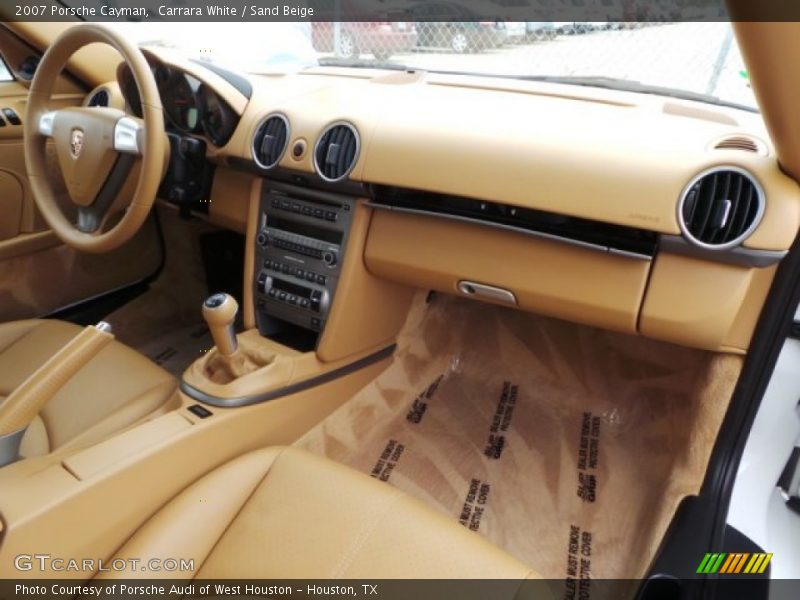 Carrara White / Sand Beige 2007 Porsche Cayman