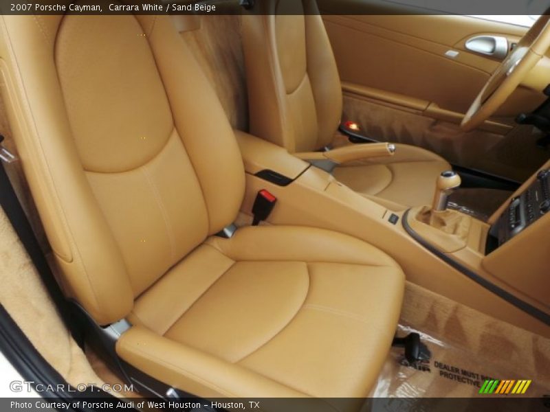 Carrara White / Sand Beige 2007 Porsche Cayman