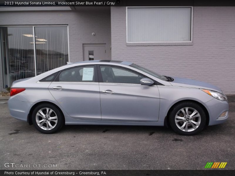 Iridescent Silver Blue Pearl / Gray 2013 Hyundai Sonata Limited