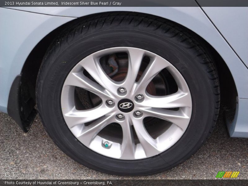 Iridescent Silver Blue Pearl / Gray 2013 Hyundai Sonata Limited