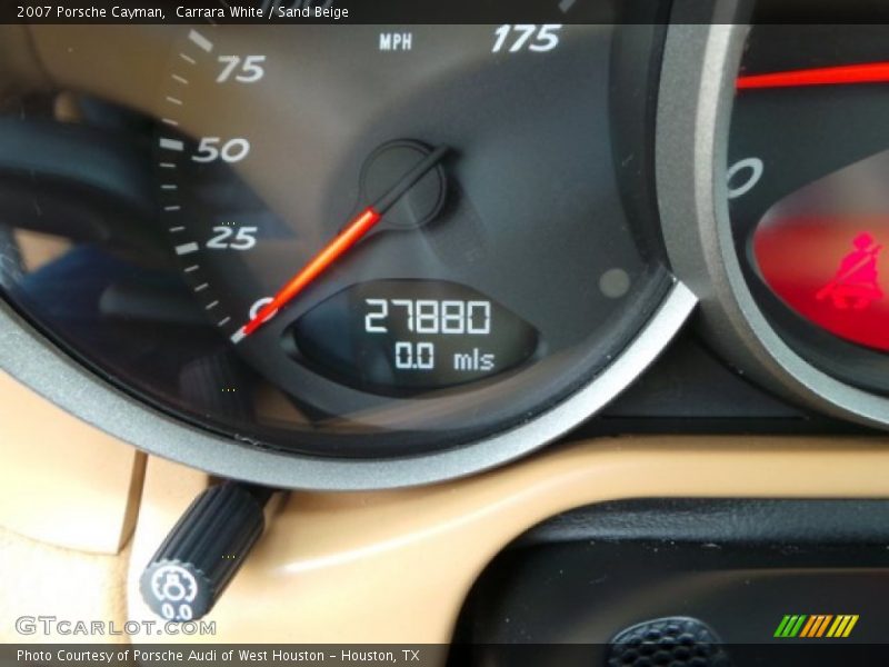 Carrara White / Sand Beige 2007 Porsche Cayman