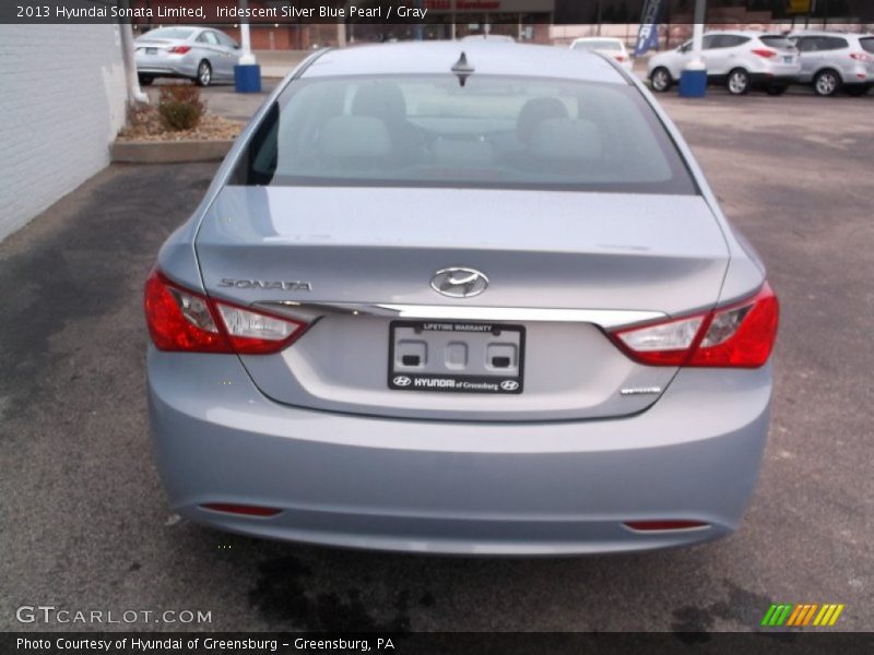 Iridescent Silver Blue Pearl / Gray 2013 Hyundai Sonata Limited