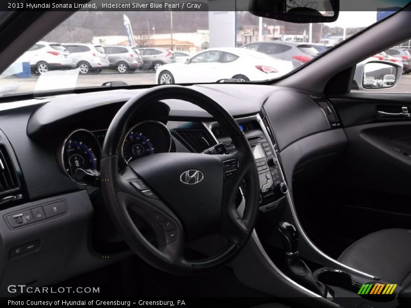 Iridescent Silver Blue Pearl / Gray 2013 Hyundai Sonata Limited