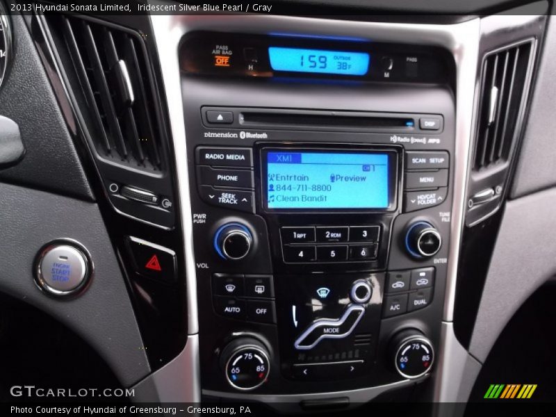 Iridescent Silver Blue Pearl / Gray 2013 Hyundai Sonata Limited