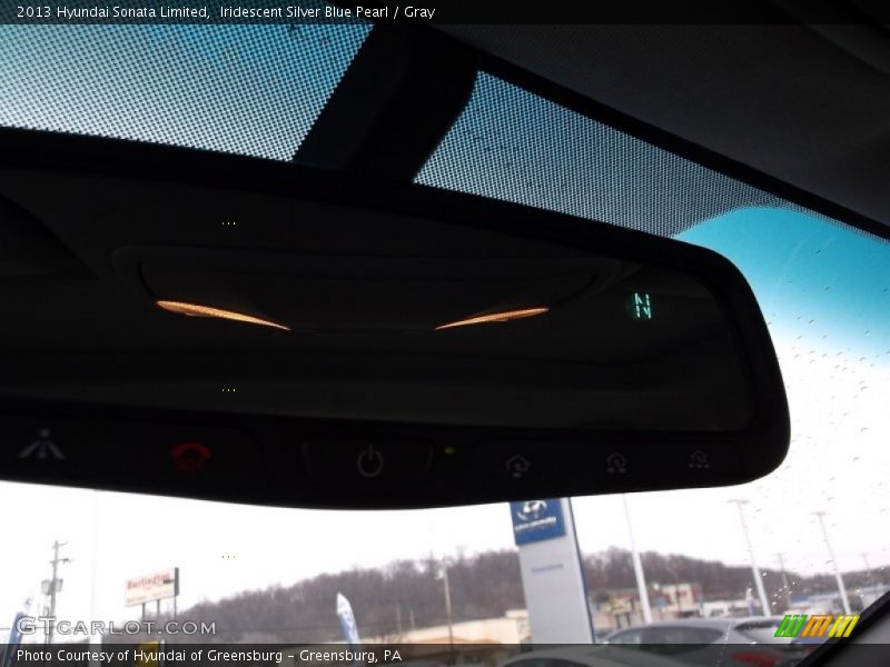 Iridescent Silver Blue Pearl / Gray 2013 Hyundai Sonata Limited