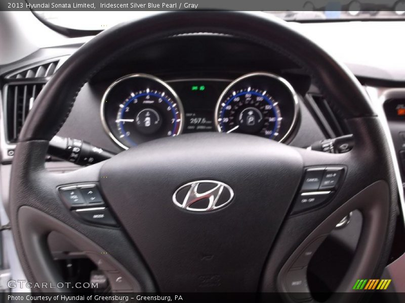 Iridescent Silver Blue Pearl / Gray 2013 Hyundai Sonata Limited