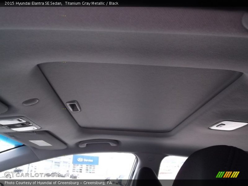 Titanium Gray Metallic / Black 2015 Hyundai Elantra SE Sedan