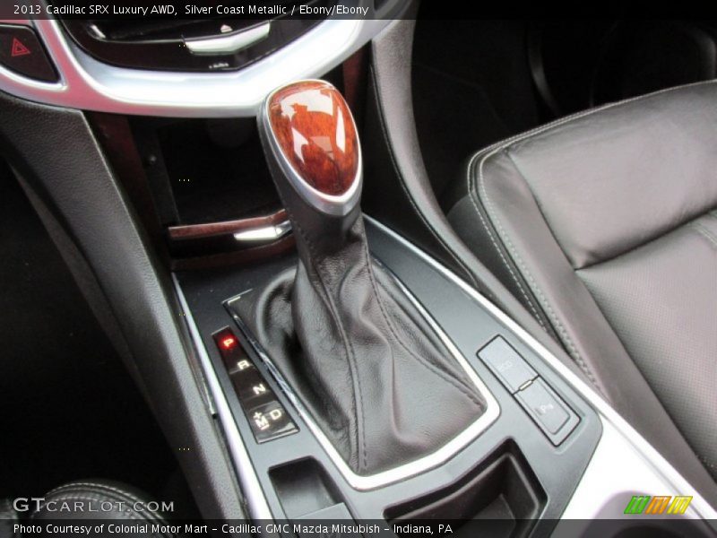 Silver Coast Metallic / Ebony/Ebony 2013 Cadillac SRX Luxury AWD