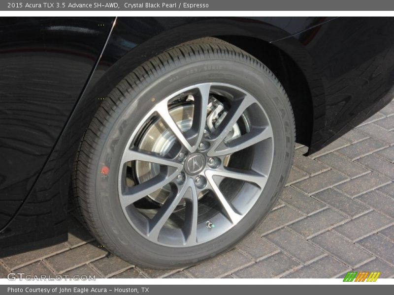 Crystal Black Pearl / Espresso 2015 Acura TLX 3.5 Advance SH-AWD