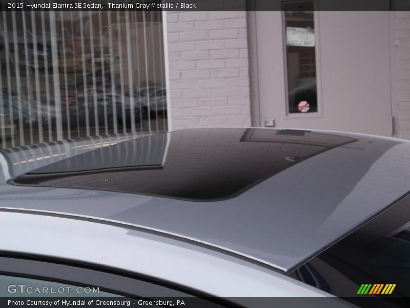 Titanium Gray Metallic / Black 2015 Hyundai Elantra SE Sedan